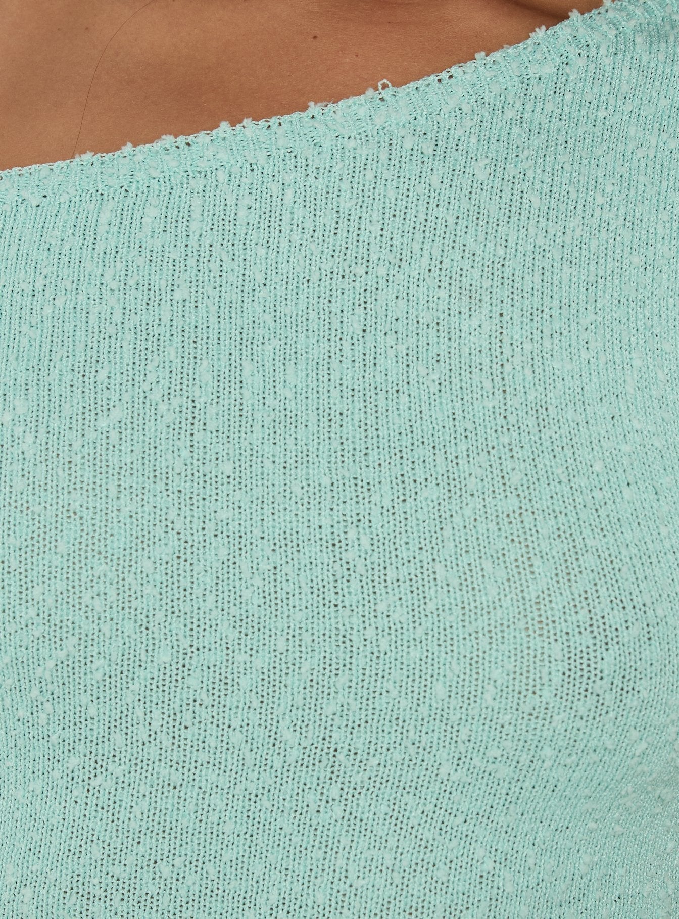 Princess Polly Coreina One Shoulder Mini Dress Aqua